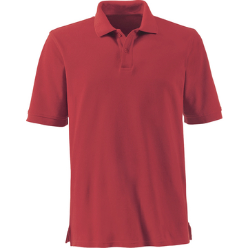 Polo-Shirt Basic ohne Brusttasche, rot, Größe XL